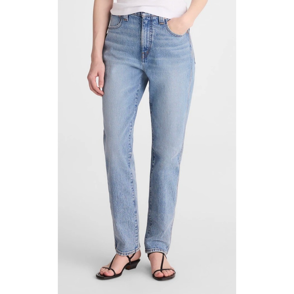 Madewell The Curvy Perfect Vintage Jean Light Wash High Rise Blue Denim 26T